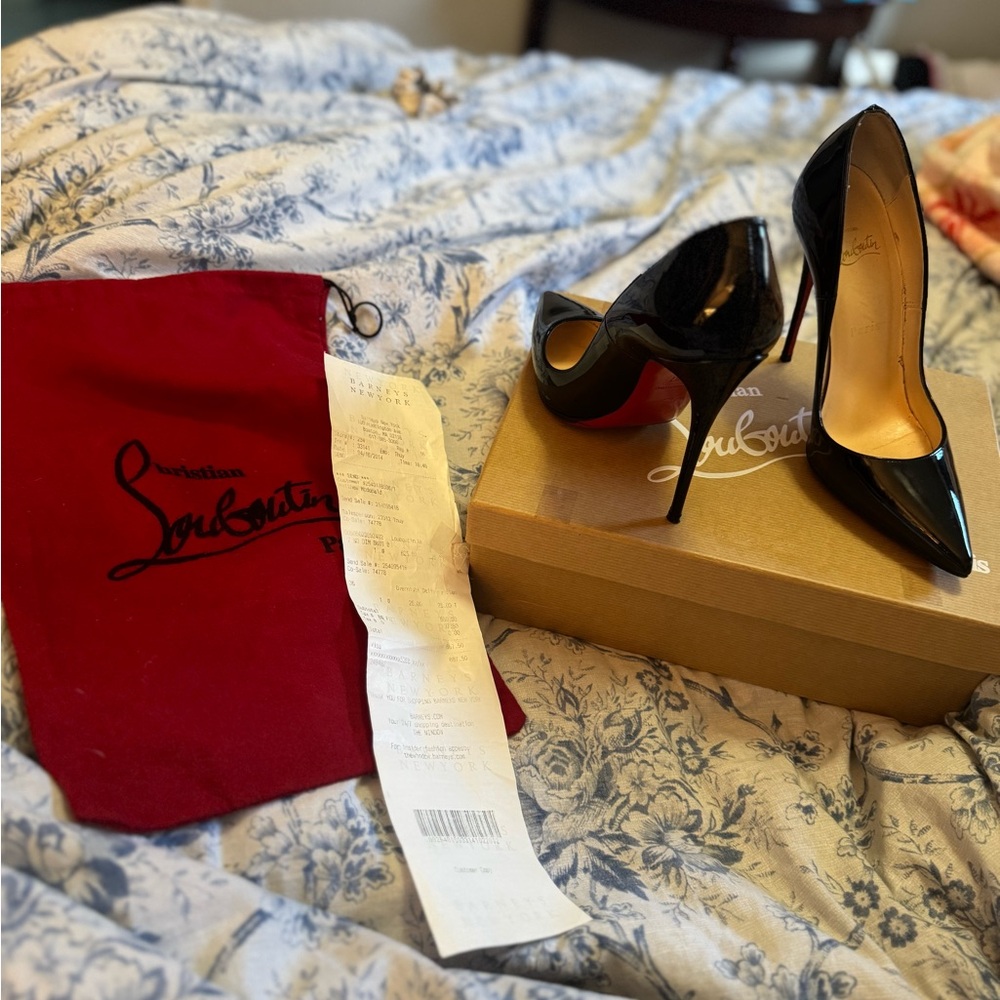 Christian Louboutin Glossy Black Heels